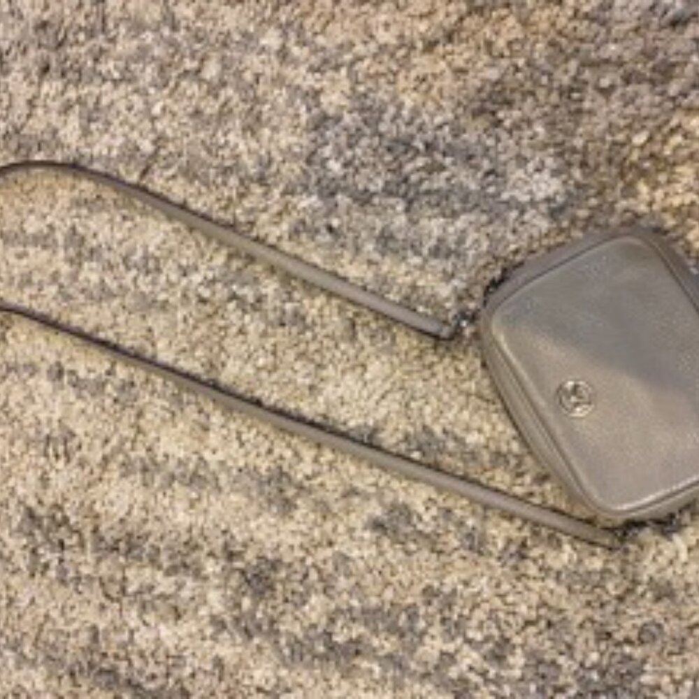 Small gray Michael Kors crossbody bag